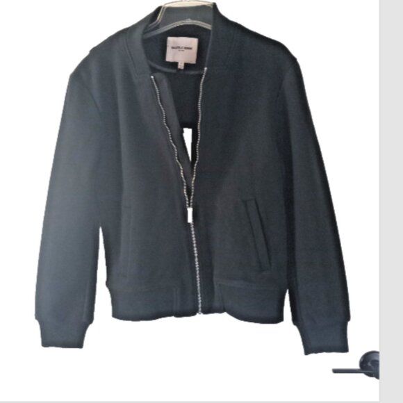 Men's Bagatelle HOMME Dark Forest Green /Black Aviator Bomber Jacket Med NWT - Picture 11 of 11